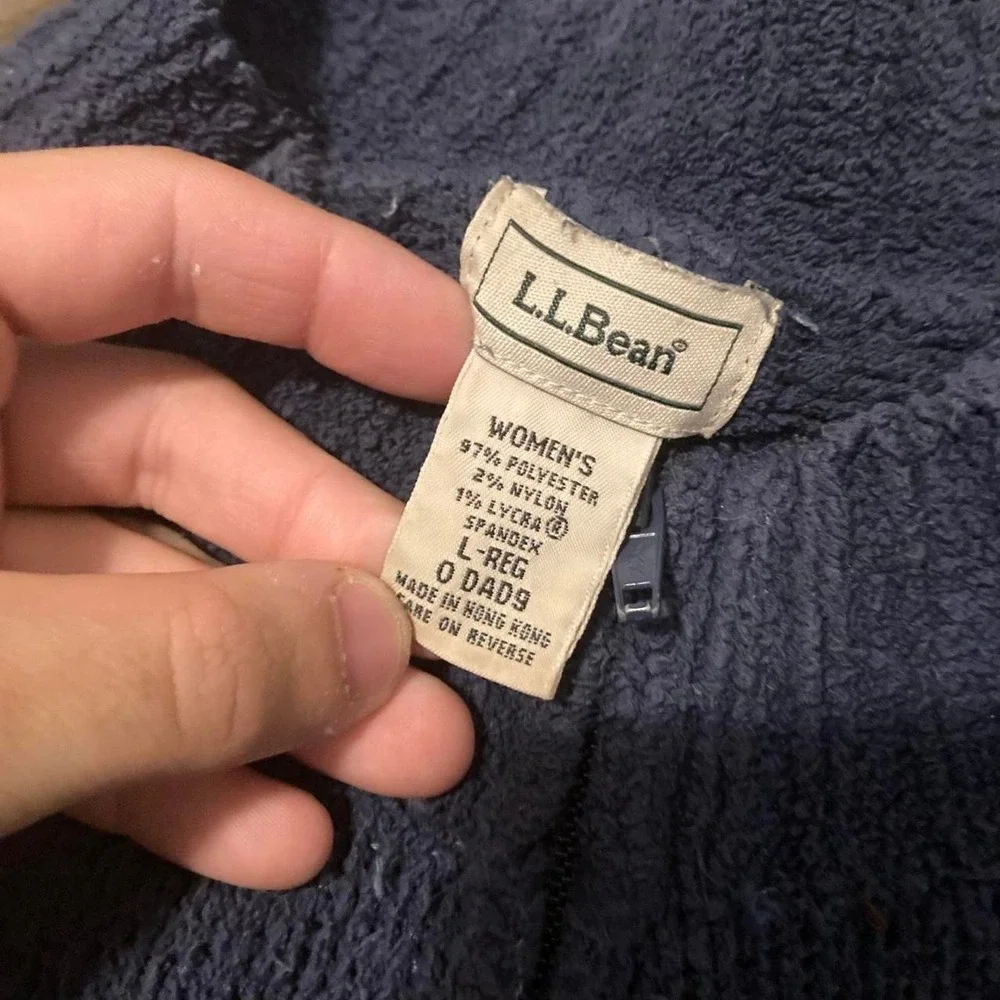 Woolrich knit full zip fleece jacket navy stretch vintage‎ 90s L/24.25